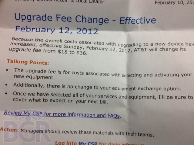 AT&T Doubles Down On Upgrade Fee, Reminds Us Why They’re Last In Customer Satisfaction