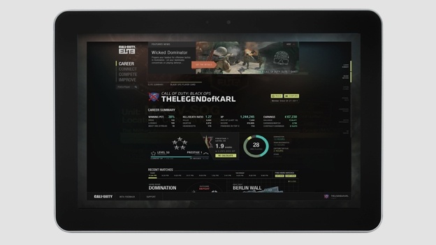 Tablet Optimized Call Of Duty Elite App On Its Way To Android And iOS