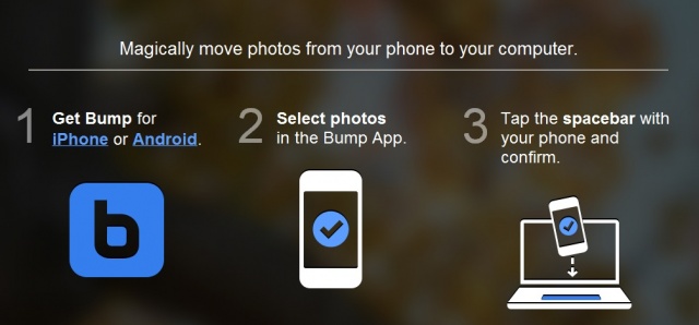 Bump Adds The Ability To “Magically” Bump Photos To Your Computer In Latest Update