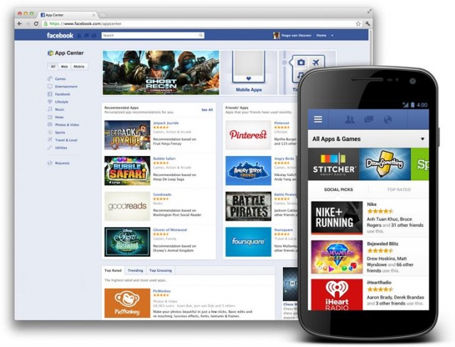 Facebook’s App Center Launches In The US, Debuts With Just Over 600 Apps