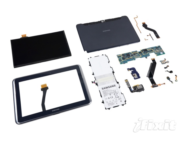 iFixit Dissects The Samsung Galaxy Note 10.1, Hopes Apple Is Taking Notes