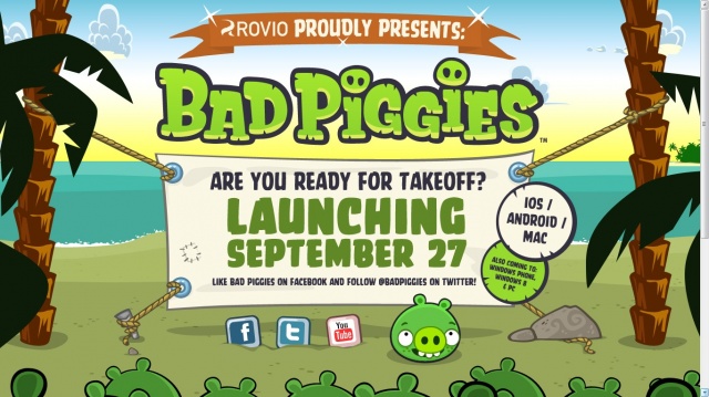 Rovio’s Slingshot-Free Bad Piggies Set To Launch For Android And iOS On September 27