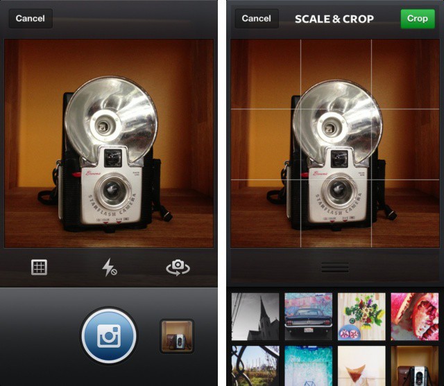 Instagram Updated With Improved Camera Interface, Design Tweaks, Foursquare Buttons, New “Willow” Filter