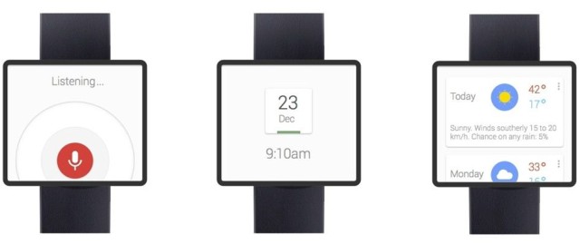 A Google smartwatch concept.