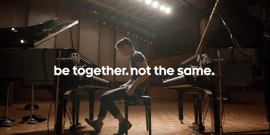 "Be together. Not the same." Photo: Google