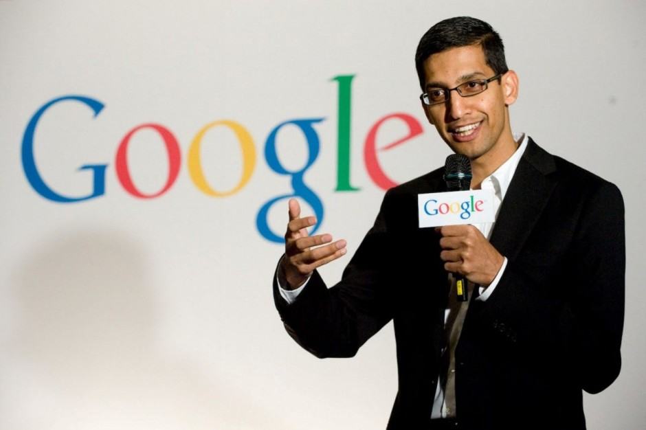 Sundar Pichai is the man in the know at Google I/O. Photo: Google