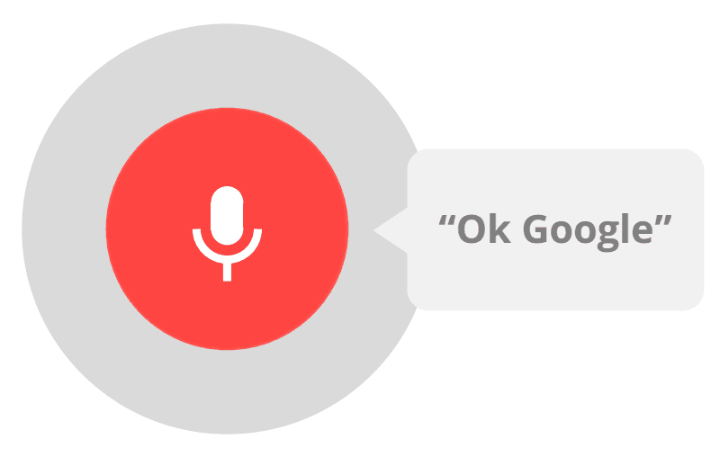 Ok Google Voice Search Ok Google is listening... and recording. Photo: Google