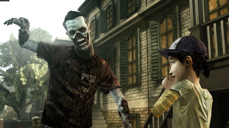 Dotties Definitely not what you want to see outside your house. Screenshot: Telltale Games