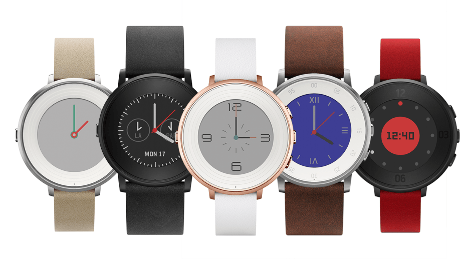 Pebble Time Round is the thinnest smartwatch so far. Photo: Pebble
