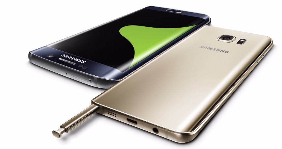 Samsung Galaxy S6 Edge and Note 5