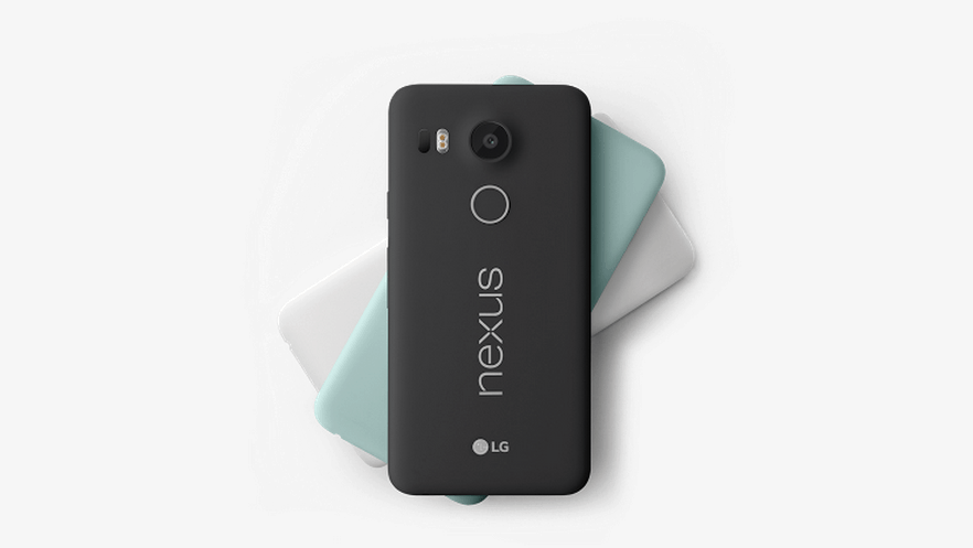 Nexus 5X comes in carbon black, quartz white, and ice green. Photo: Google