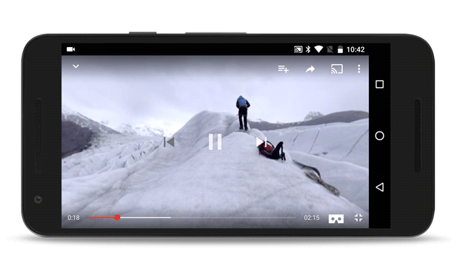 You can now enjoy YouTube videos like never before. Photo: Google