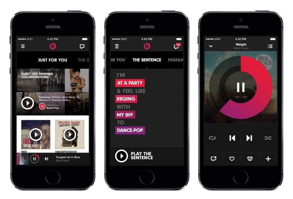 Beatsmusic_ios_combo 940x640 Bid farewell to Beats Music. Photo: Apple