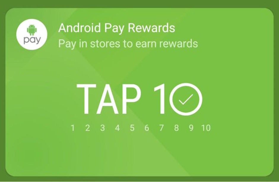 Android Pay rewards are here! Photo: Darrin Rich
