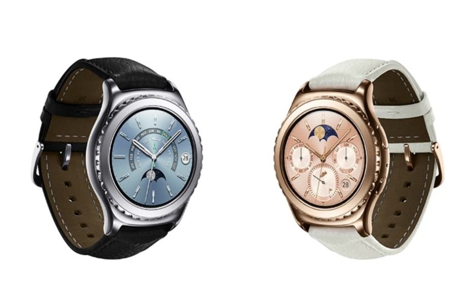 Gear S2 now comes in rose gold and platinum. Photo: Samsung