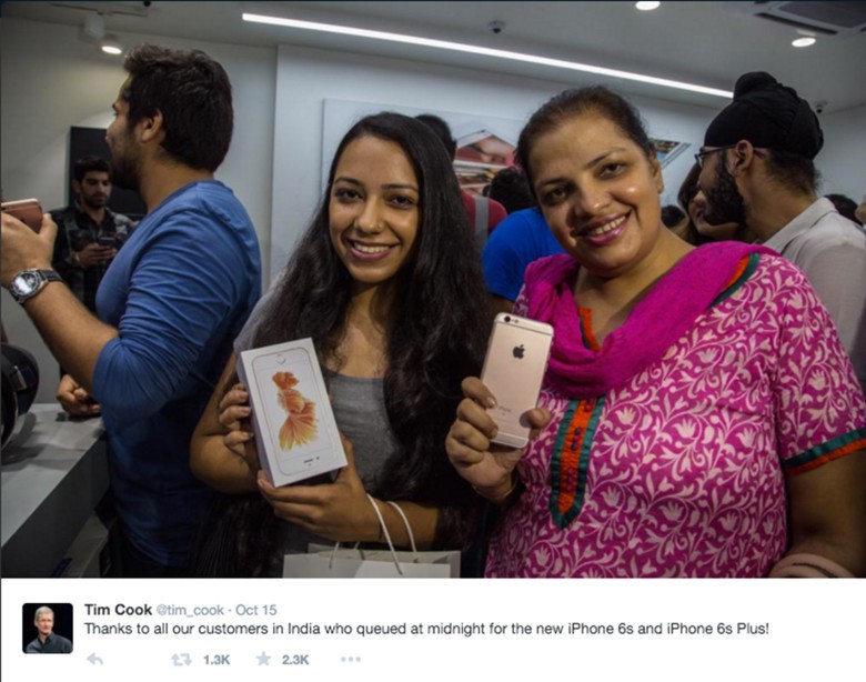 Apple has focused heavily on its India business. Photo: Apple