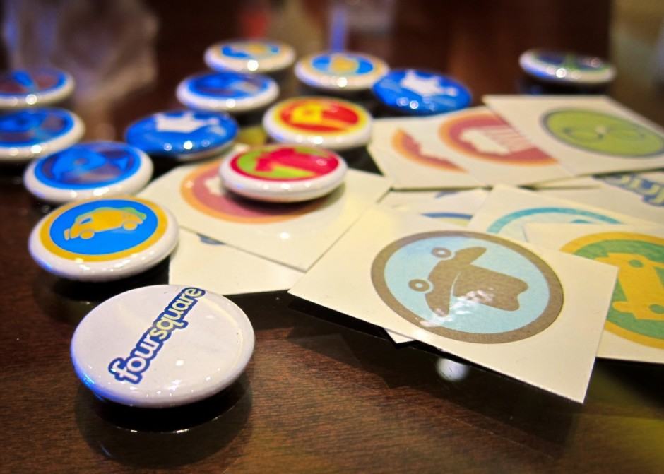 foursquare-button-stickers-logo