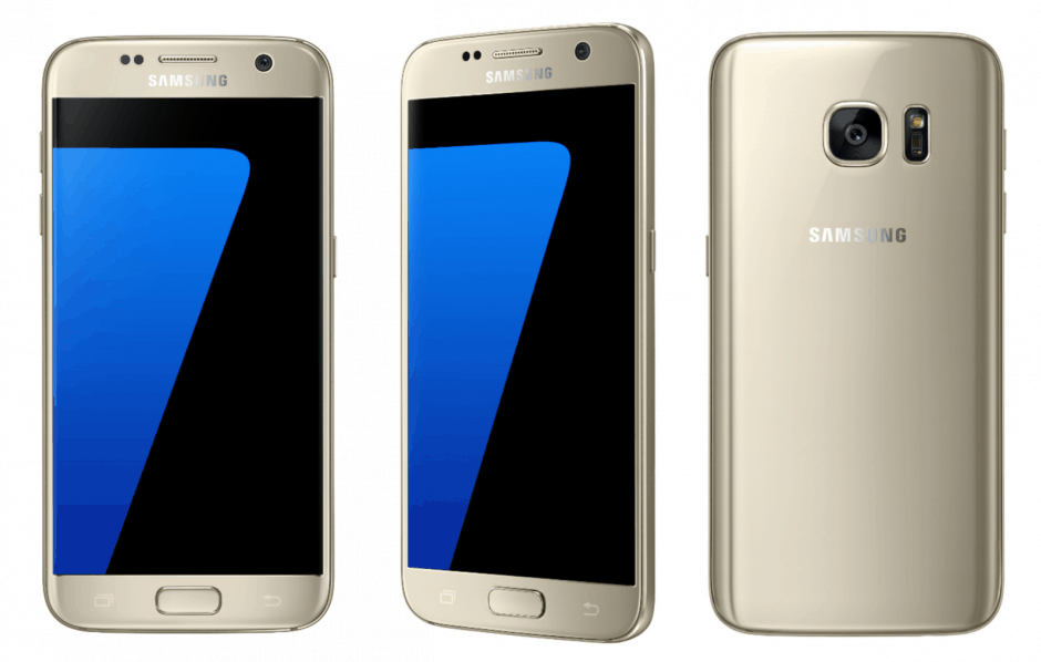 Galaxy S7 in gold. Photo: Samsung