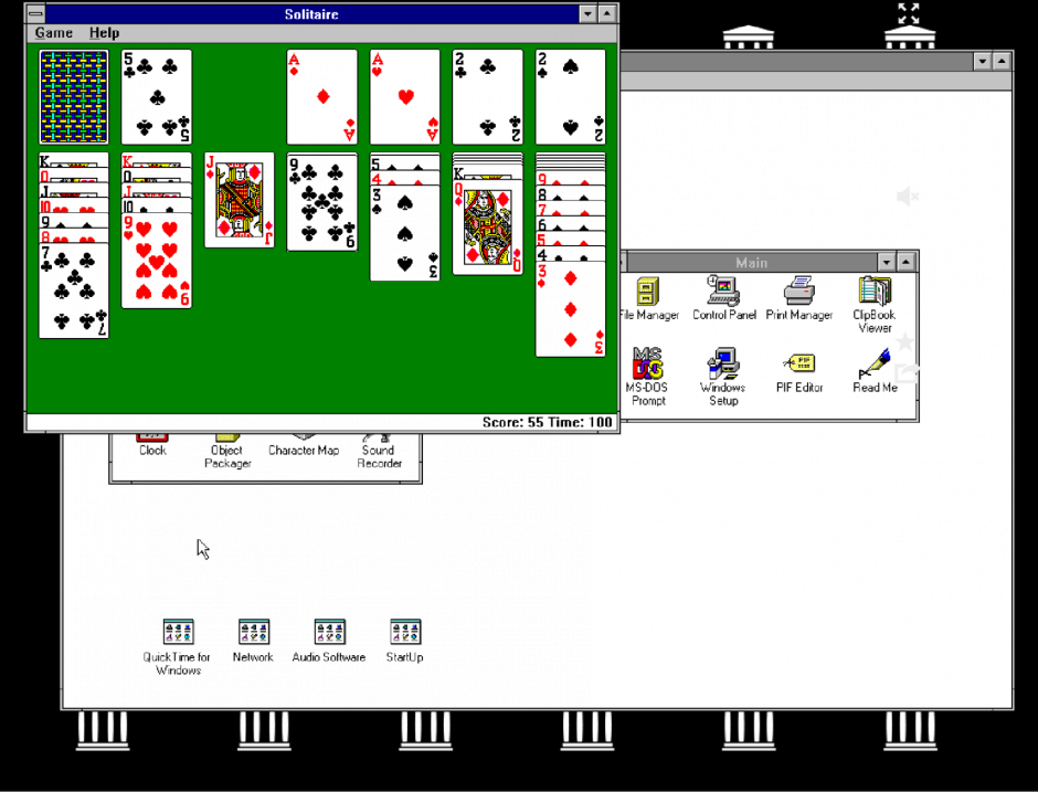 Windows 3.1 in Google Chrome. Screenshot: Cult of Android