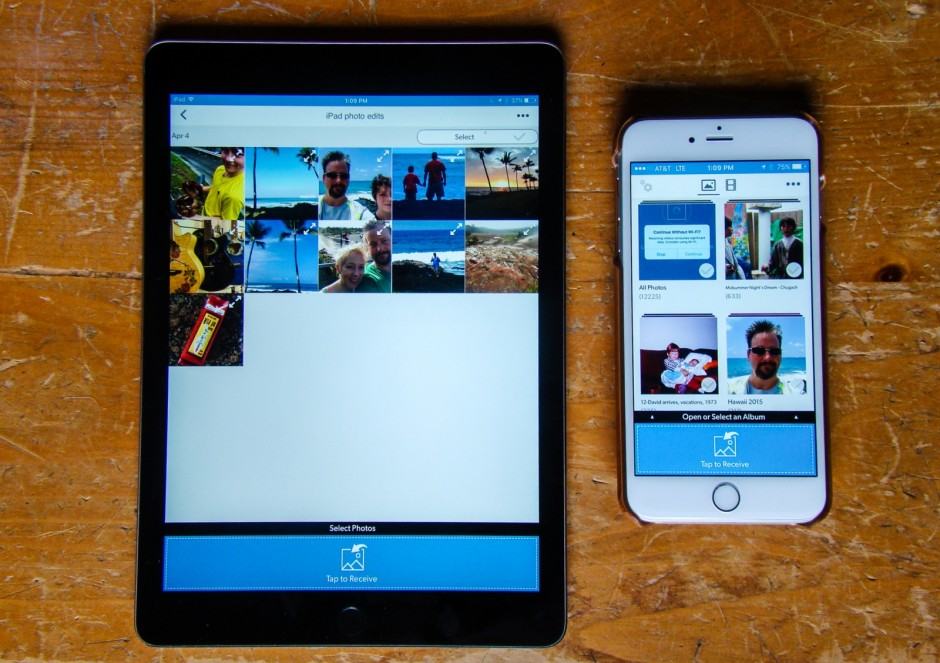 FotoSwipe makes sharing photos and videos super simple. Photo: Rob LeFebvre/Cult of Mac