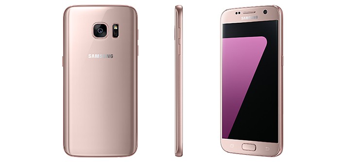 Galaxy S7 edge pink gold Not rose gold. Photo: Samsung