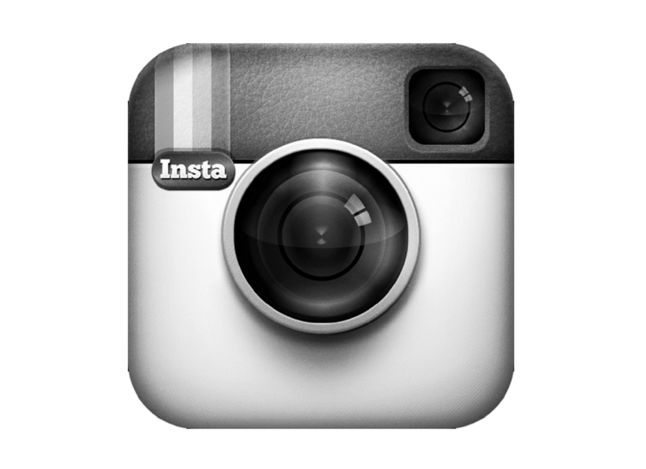 Instagram turns black and white. Logo: Instagram