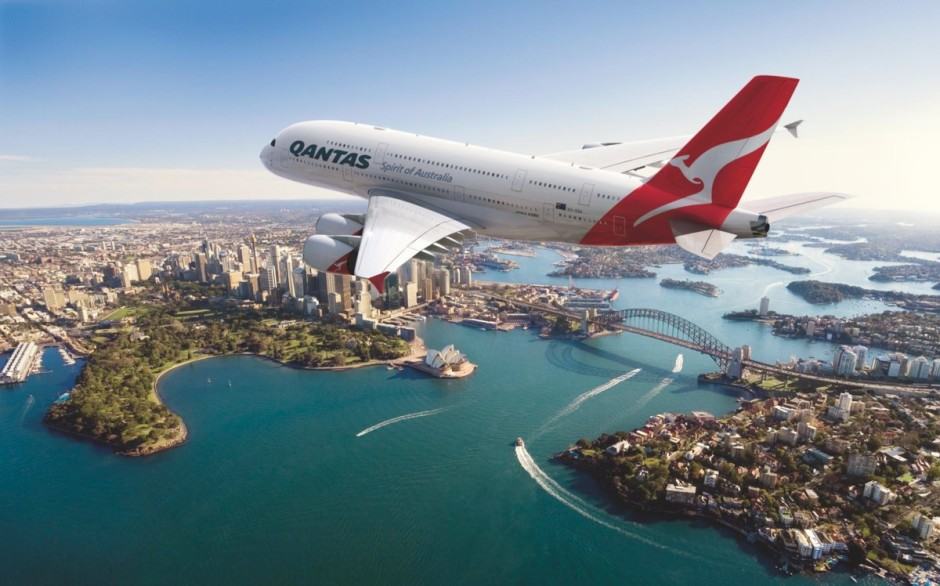 Don't get on a plane with a Wi-Fi hotspot named "mobile detonation device." Photo: Qantas